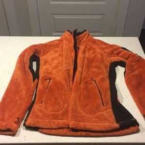Columbia orange titanium fleece jacket
